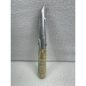 Androck Apple Corer Peeler VTG Wooden Handle USA Farmhouse Kitchen